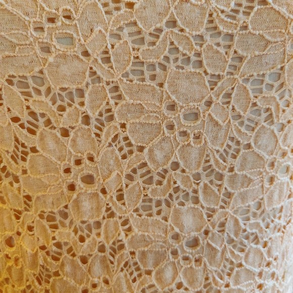 Thyme Maternity Peach Eyelet dress - Picture 4 of 8